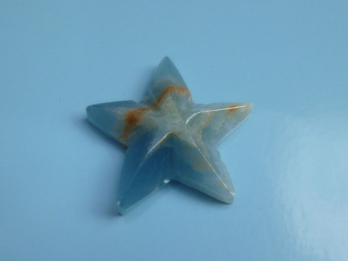 星型、レムリアンアクアティンカルサイト、スターカーヴィング（星の彫刻）006