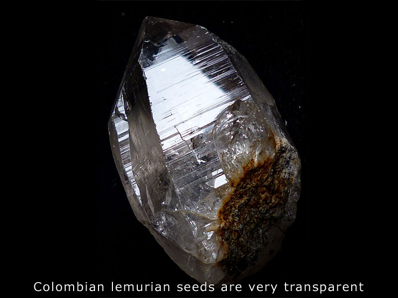 とても透明度の高い、コロンビア産レムリアンシード