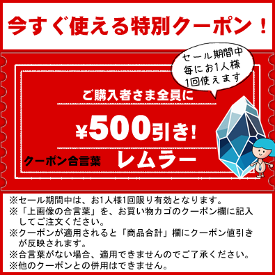 今すぐ使える特別クーポン