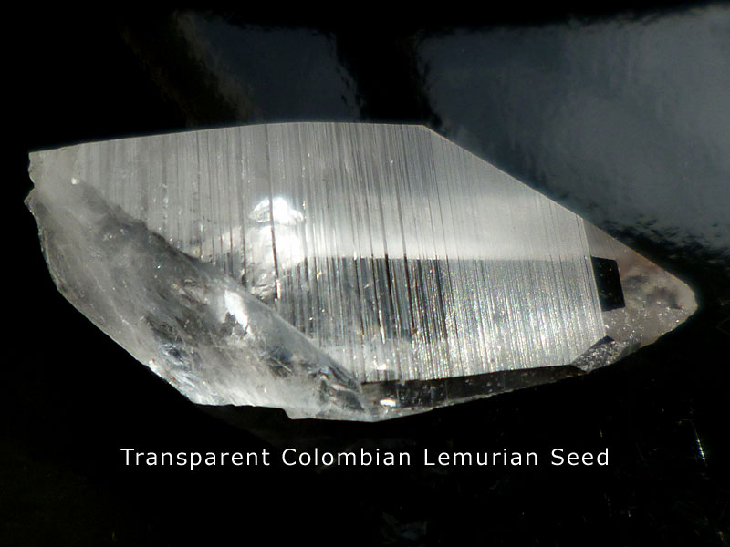 透明度の高いレムリアンシード Colombian lemurian seeds with high transparency