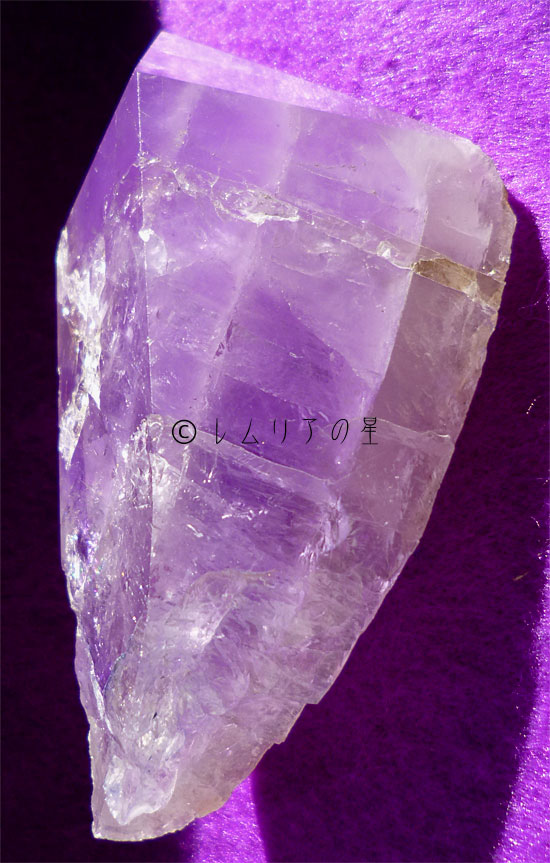 アメジスト原石、紫水晶、レインボークォーツ、虹入りポイント231