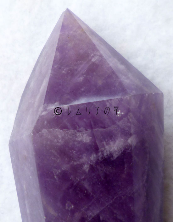 アメジスト原石水晶、紫水晶原石、ダブルポイント250