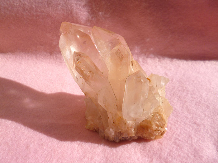 ピンク ヒマラヤ水晶 原石、タントリックツイン、ドルフィン、パストタイムリンク、ポイント256