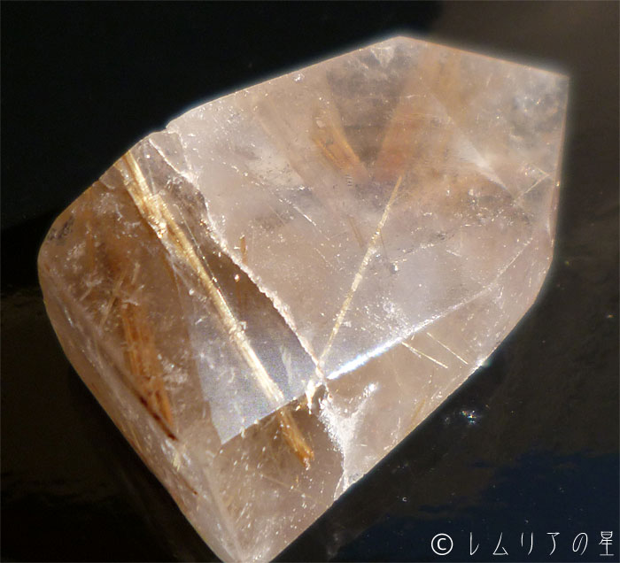 太陽放射 ゴールド タイチンルチルクォーツ｜rutile quartz｜20