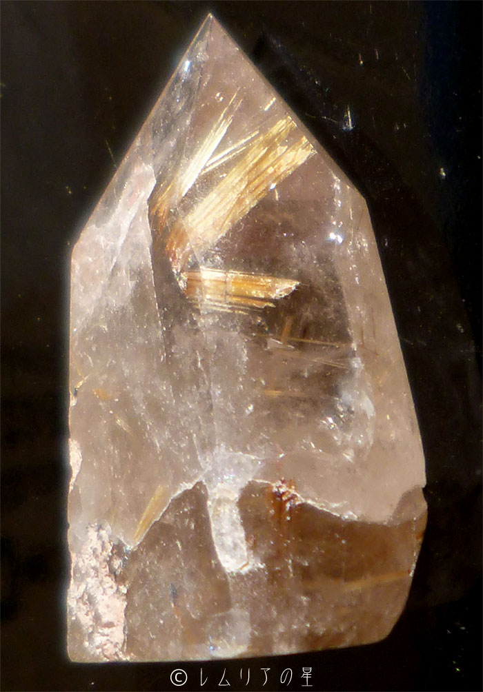 太陽放射 ゴールド タイチンルチルクォーツ｜rutile quartz｜71